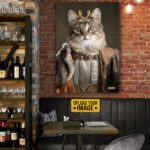 The Young King - Custom Pet Drawing Canvas Poster - Personalized Pet Portrait Decor Wall Art