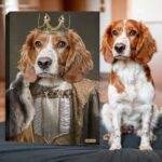 The Young King - Custom Pet Drawing Canvas Poster - Personalized Pet Portrait Decor Wall Art