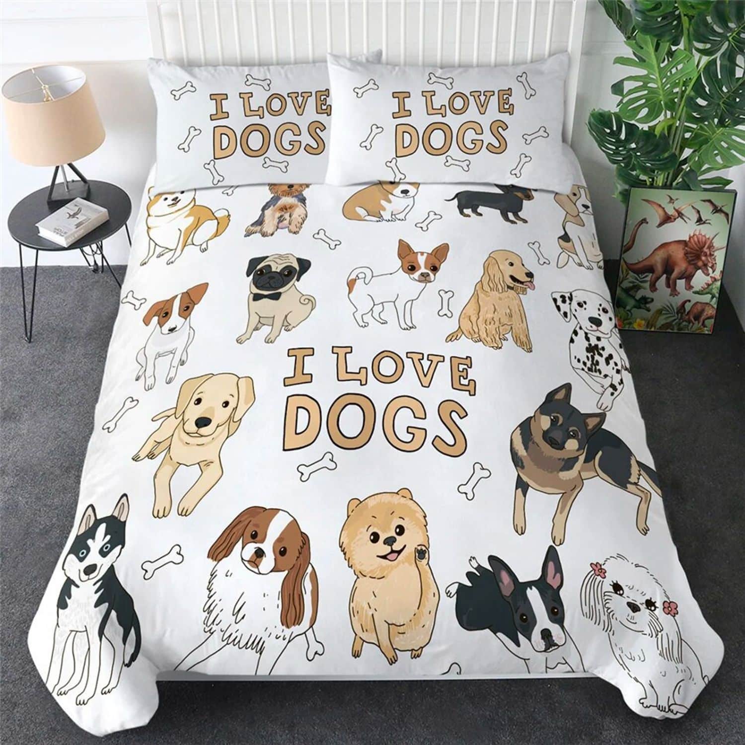 Dog Themed Bedding 1 - Dog Decorations For Home | Pawcool ™